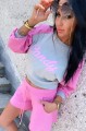 Krótka bluza Candy luźna  pastelowa B-266