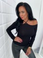 Bluzka damska wiazana na szyi odkryte ramiona B-232