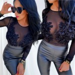 Bluzka Damska Siateczka 3D Push Up Elegancka Sexy Luksusowa| LipMar