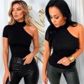 Czarna elegancka bluzka