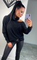 Sweter golf odkryte ramię seksowny kolory  B-255