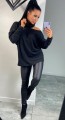 Sweter golf odkryte ramię seksowny kolory  B-255