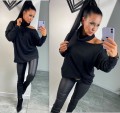 Sweter golf odkryte ramię seksowny kolory  B-255