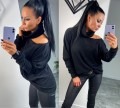 Sweter golf odkryte ramię seksowny kolory  B-255